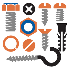 Feature image of all type bolts together