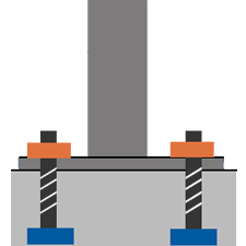 feature image of Tower foundation bolts used with pillars